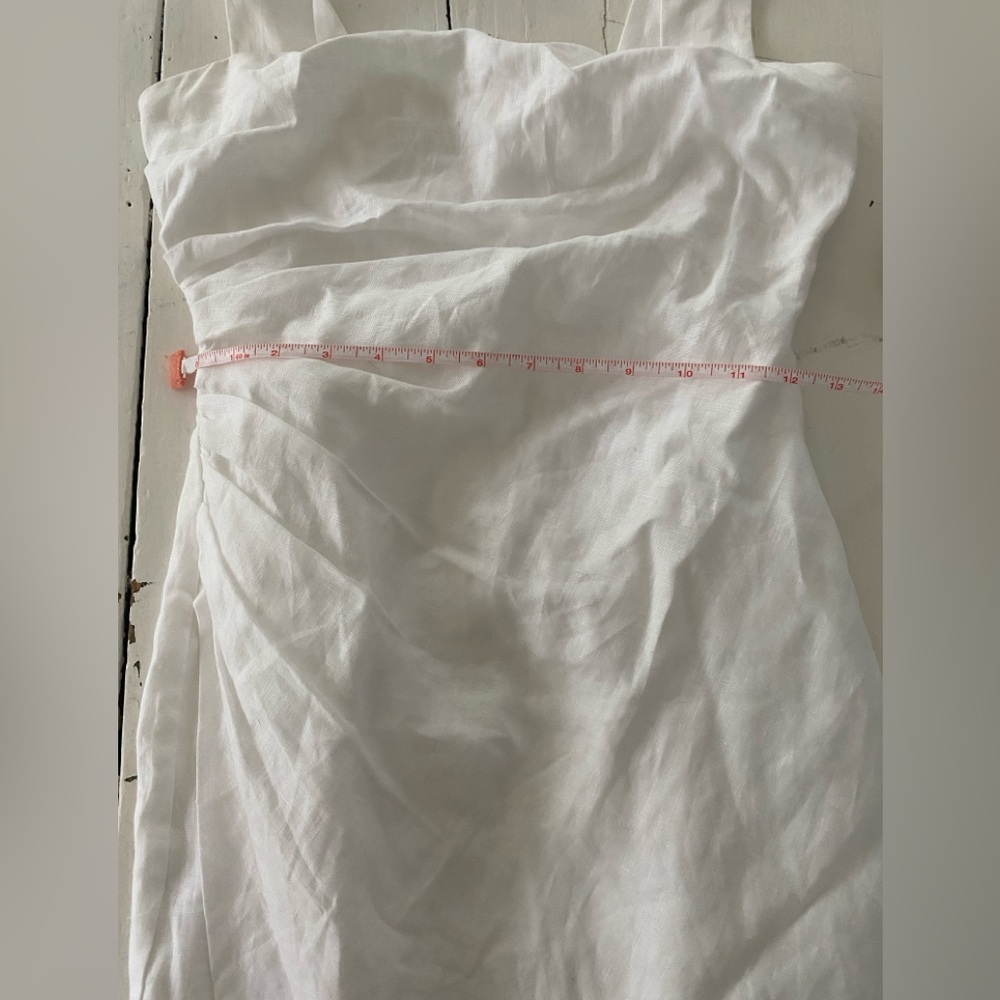 Reformation White Mini Dress 0 - Picture 8 of 9